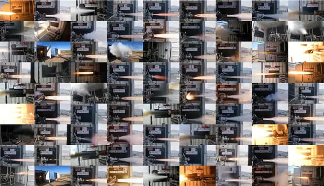 Collage of project photographs summarizing design, manufacturing, preparation, and testing.