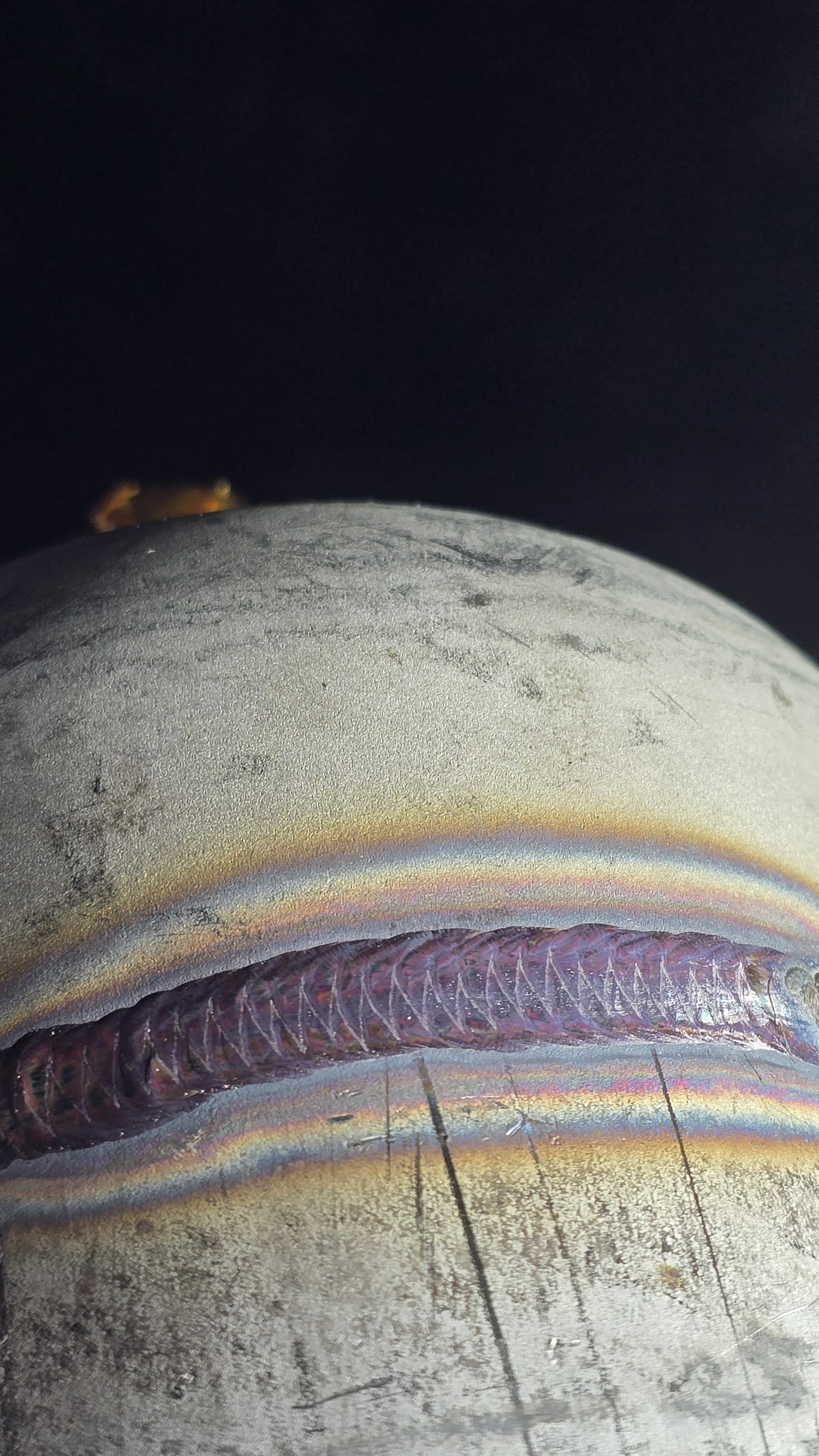 Portrait TIG welding image.